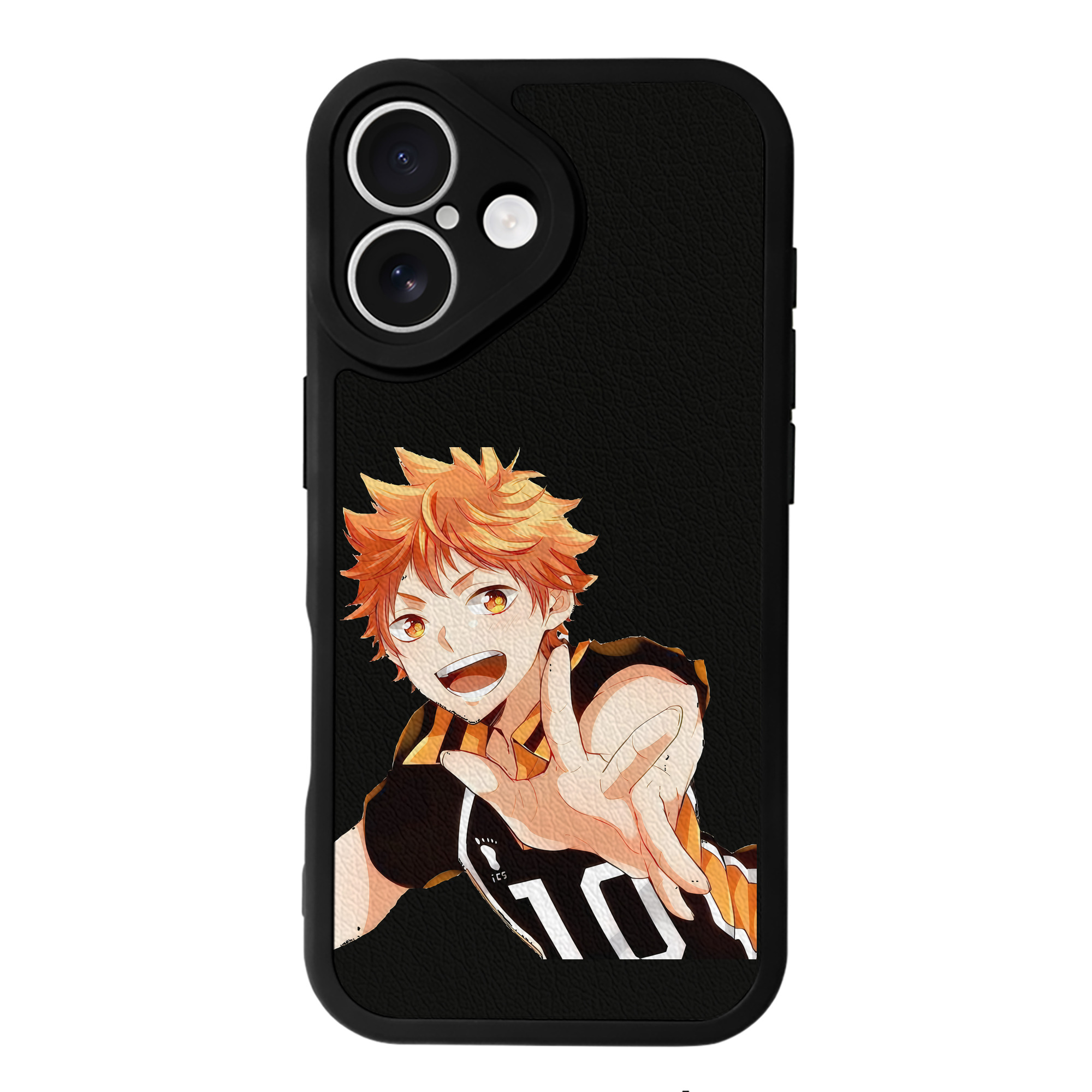 （画像用） ハイキュー!! Haikyu!! 【iPhone 16シリーズ対応】シリコンスマホケース（レザー調） 材質：シリコン